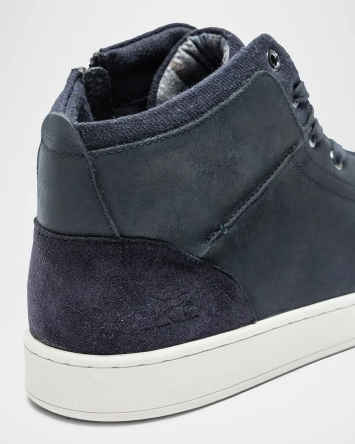 Men's Sussex High Street Leather High-Top Sneakers - Image 5