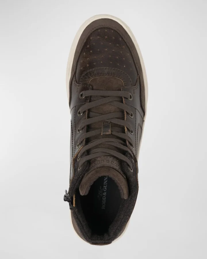 Men's Sussex High Street Leather High-Top Sneakers - Image 6
