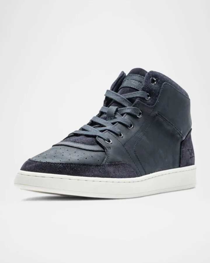 Men's Sussex High Street Leather High-Top Sneakers - Image 7