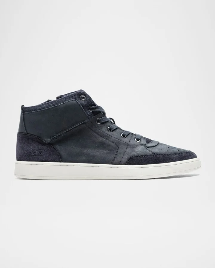 Men's Sussex High Street Leather High-Top Sneakers