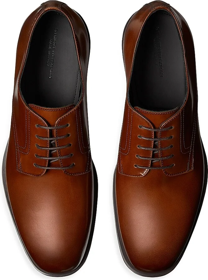 Men's SW Club Classic Leather Derbys - Black - Size 10 - Image 7