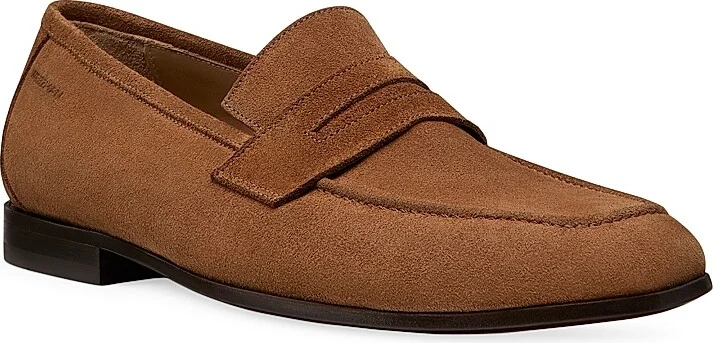 Men's SW Club Suede Penny Loafers - Blue - Size 10 - Image 5