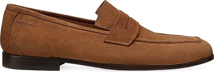 Men's SW Club Suede Penny Loafers - Blue - Size 10 - Image 8