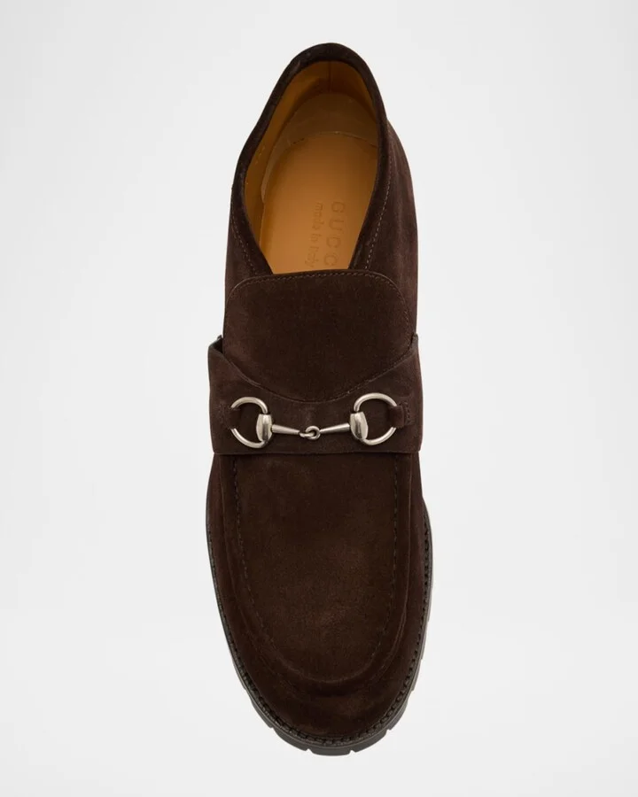 Men's Sylke Suede Bit Lug-Sole Chukka Boots - Image 4