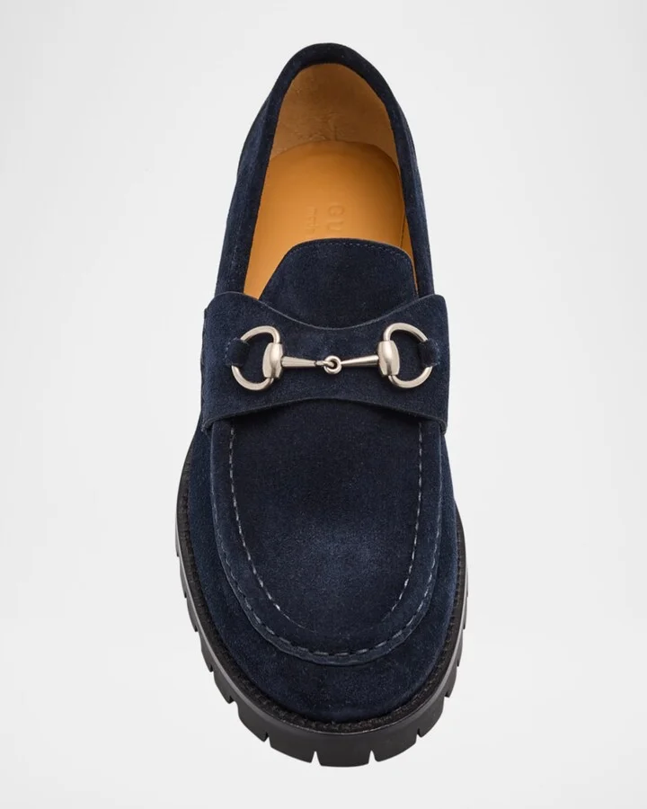 Men's Sylke Suede Horsebit Loafers - Image 2
