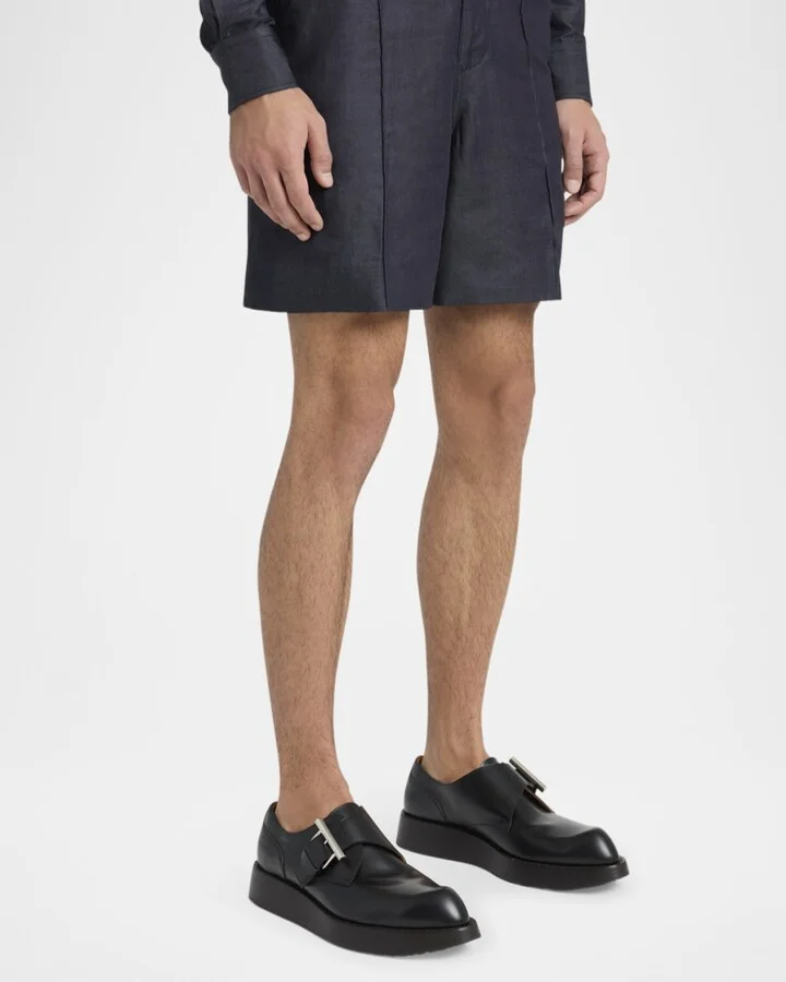 Men's T-Bar Leather Creeper Shoes - Image 5