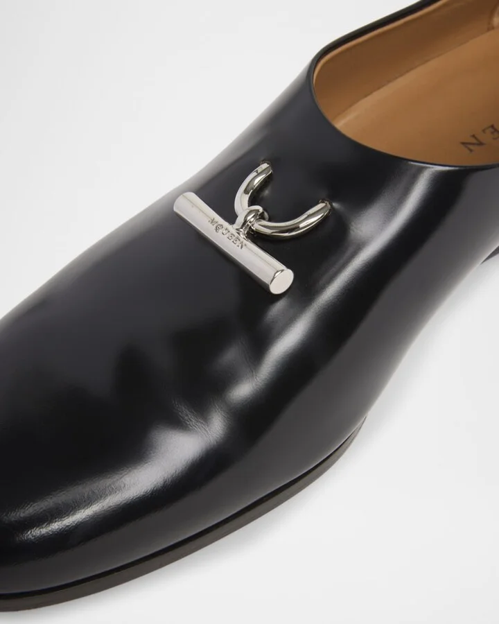 Men's T-Bar Leather Loafers - Image 4