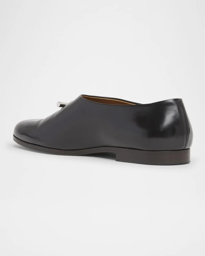 Men's T-Bar Leather Loafers - Image 8