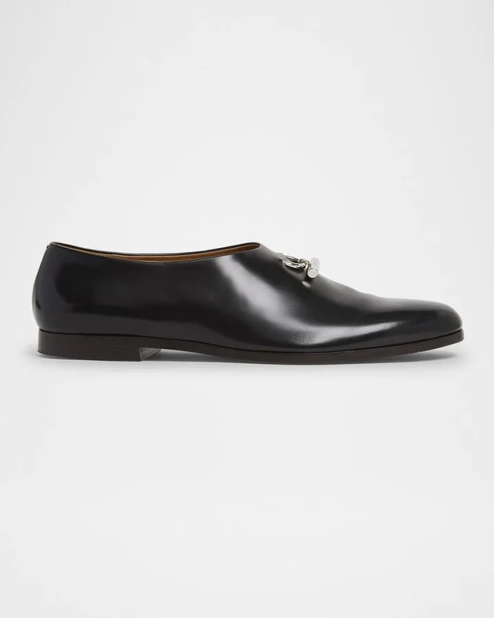 Men's T-Bar Leather Loafers