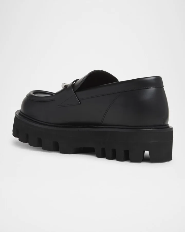 Men's T-Bar Parachute Leather Loafers - Image 3