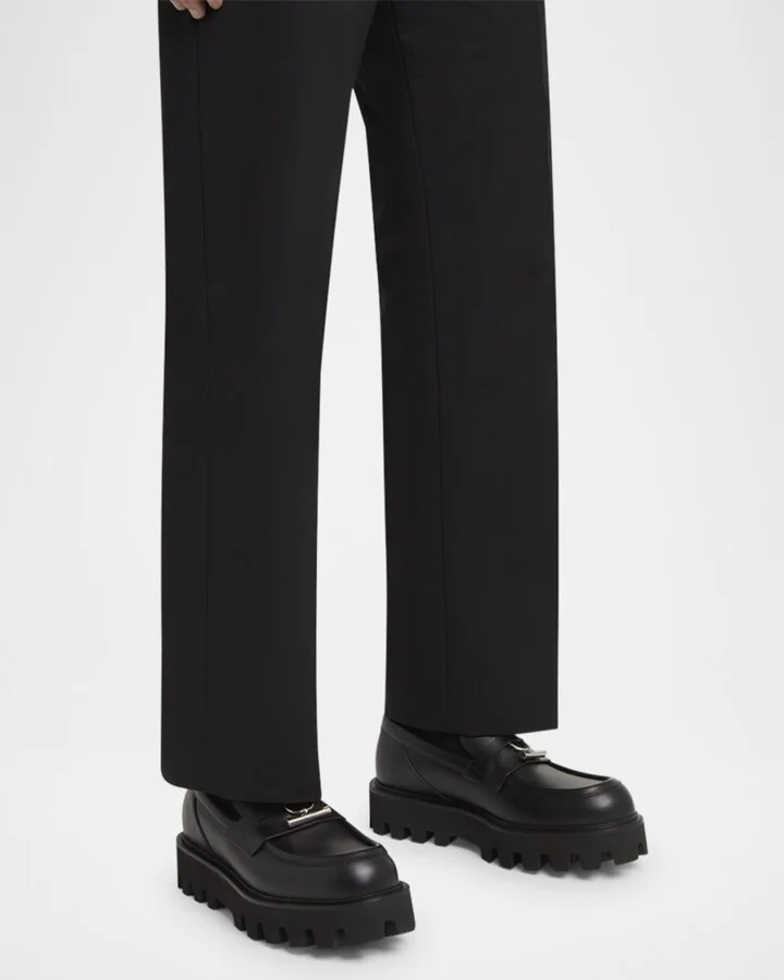 Men's T-Bar Parachute Leather Loafers - Image 4