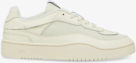 Mens T2006 Oval Skate Leather and Fabric Low-Top Trainers Eur 44 / 10 Uk Men