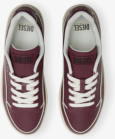 Mens T5086 S-Tracker-D Leather Low-Top Trainers Eur 42 / 8 Uk Men - Image 2