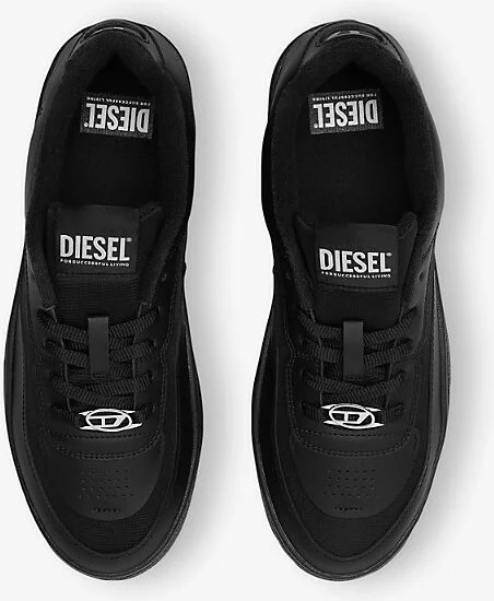 Mens T8013 Oval Skate Leather and Fabric Low-Top Trainers Eur 43 / 9 Uk Men - Image 2
