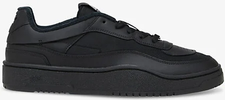 Mens T8013 Oval Skate Leather and Fabric Low-Top Trainers Eur 43 / 9 Uk Men