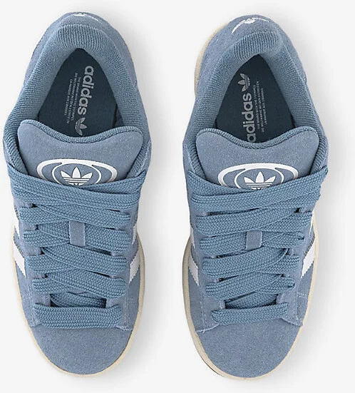 Mens Tactile Blue Campus 00S Suede Low-Top Trainers Eur 40.5 / 6.5 Uk Men - Image 2
