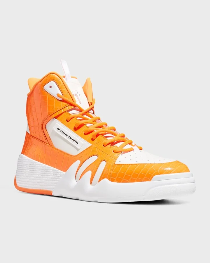 Men's Talon High-Top Leather Sneakers - Image 2