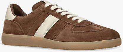 Mens Tan Archer Suede Low-Top Trainers Eur 40 / 6 Uk Men - Image 2