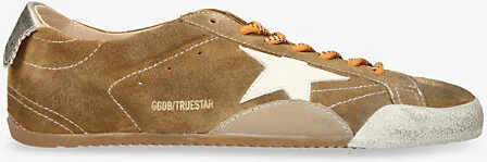 Mens Tan Comb True-Star Suede Low-Top Trainers Eur 46 / 12 Uk Men