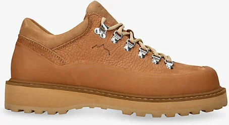 Mens Tan Cornaro Gomma Low-Top Leather Boots Eur 42 / 8 Uk Men