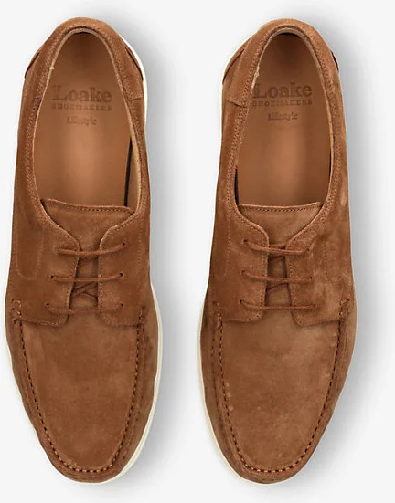 Mens Tan Sardinia Suede Loafers Eur 41 / 7 Uk Men - Image 2