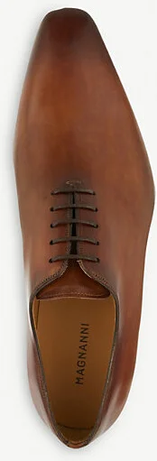 Mens Tan Wholecut Oxford Shoes Eur 41 / 7 Uk Men - Image 2