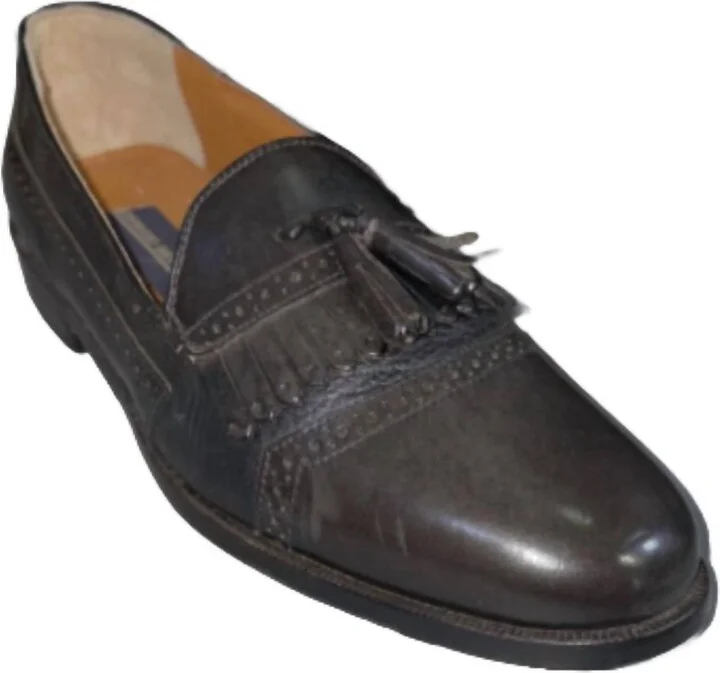 Men's Tassel Loafer In Black