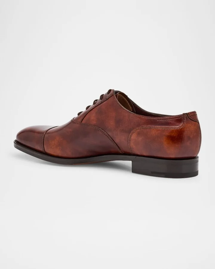 Men's Taunton Cap Toe Leather Oxfords - Image 2