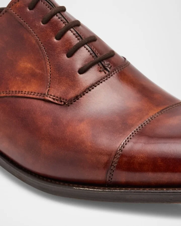 Men's Taunton Cap Toe Leather Oxfords - Image 3