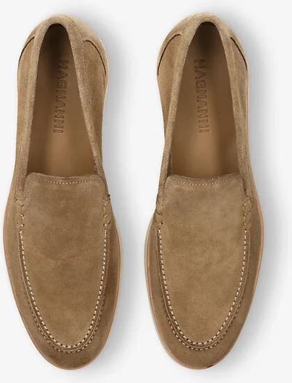 Mens Taupe Altea Slip-On Suede Loafers Eur 40 / 6 Uk Men - Image 2