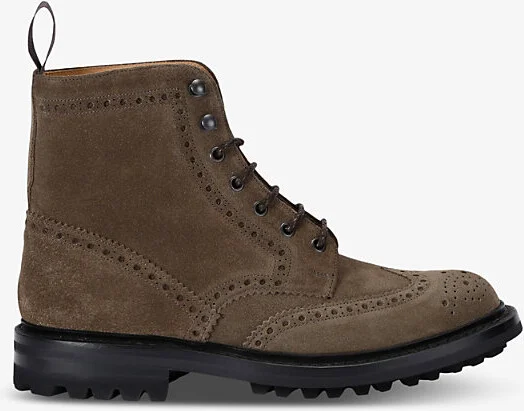 Mens Taupe Mcfarlane Lw Suede Boots Eur 43.5 / 9.5 Uk Men