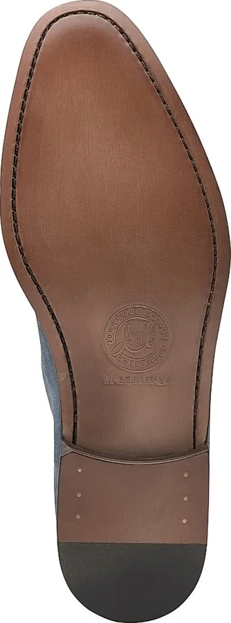 Men's Taylor Suede Penny Loafers - Denim - Size 8 - Image 6