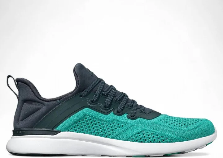 Men's Techloom Tracer Shoes In Midnight Jungle / Tropical Green / White