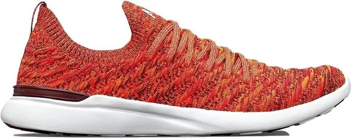 Men's Techloom Wave Sneaker In Burgundy/magenta/melange