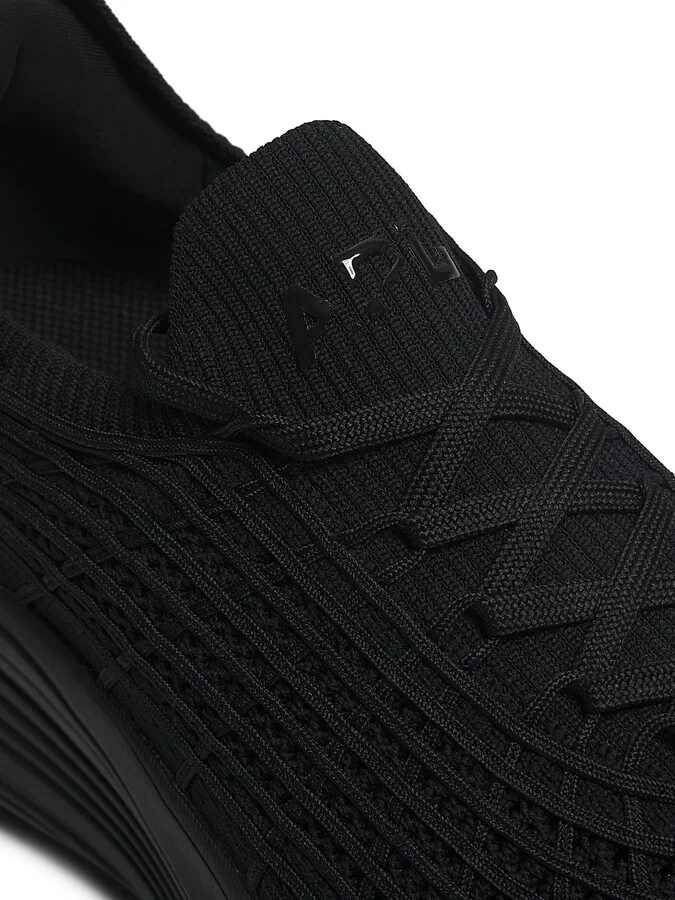 Men's TechLoom Zipline Lace-Up Sneakers - Black - Size 9 - Image 5