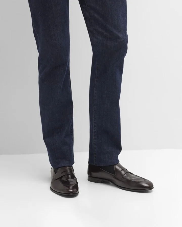 Men's Techno Horse Penny Loafers - Image 4