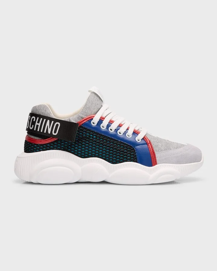 Men's Teddy Fashion Sneakers with Strap