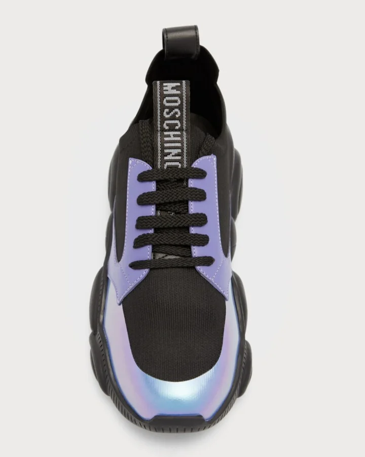 Men's Teddy Sole Stretch-Knit Sneakers - Image 4