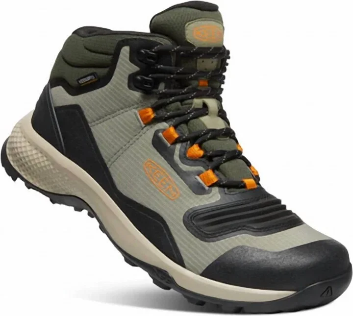 Men'S Tempo Flex Mid Hiking Boots In Vetiver/desert Sun