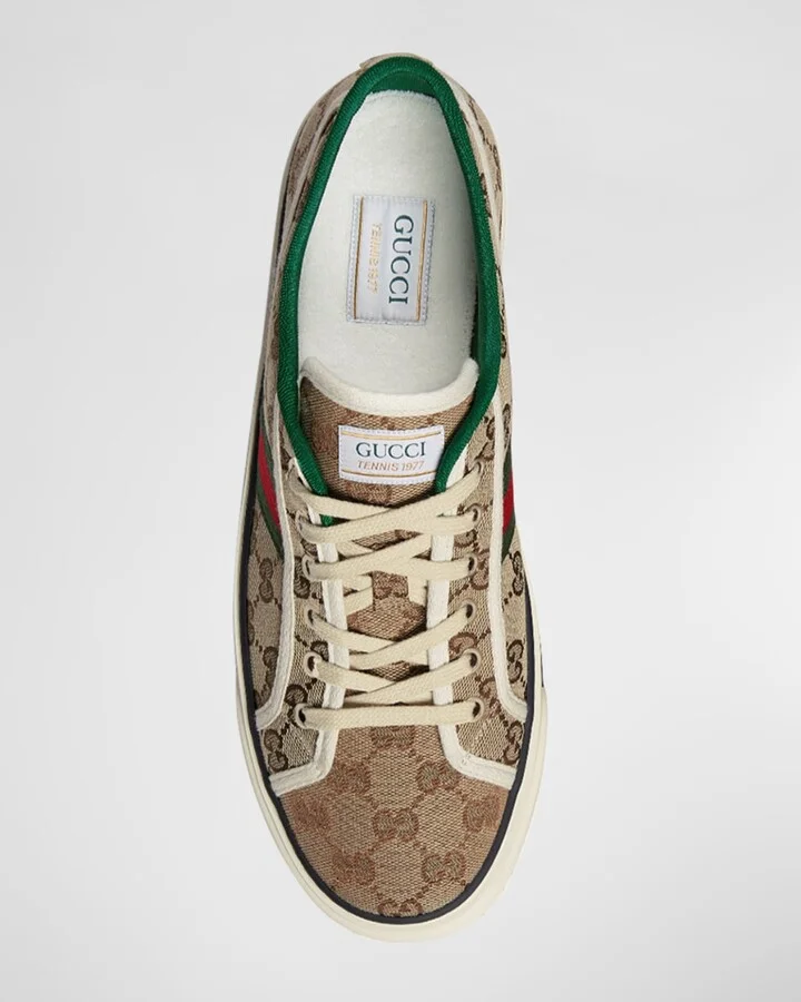 Men's Tennis 1977 GG Canvas Sneakers - Image 10