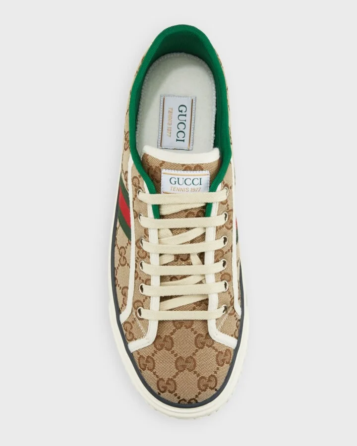 Men's Tennis 1977 GG Canvas Sneakers - Image 11