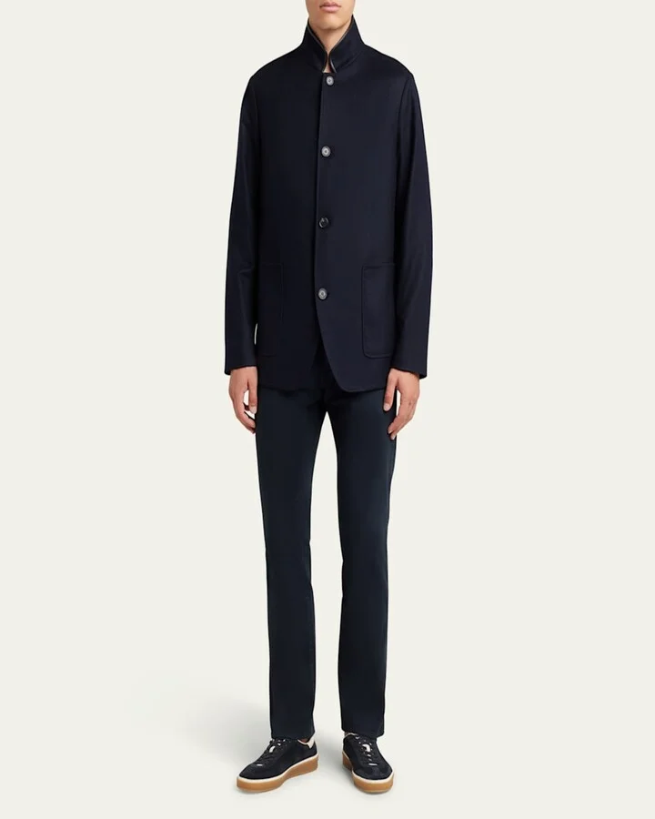 Men's Tennis Walk Suede Low-Top Sneakers - Image 3