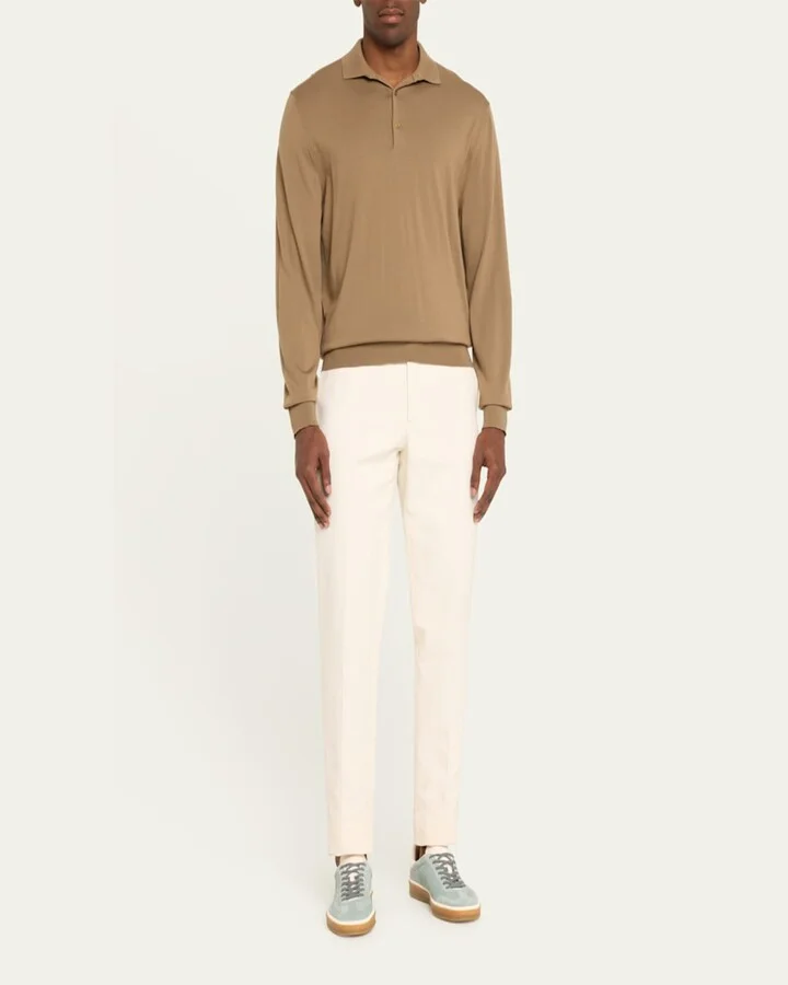 Men's Tennis Walk Suede Low-Top Sneakers - Image 5