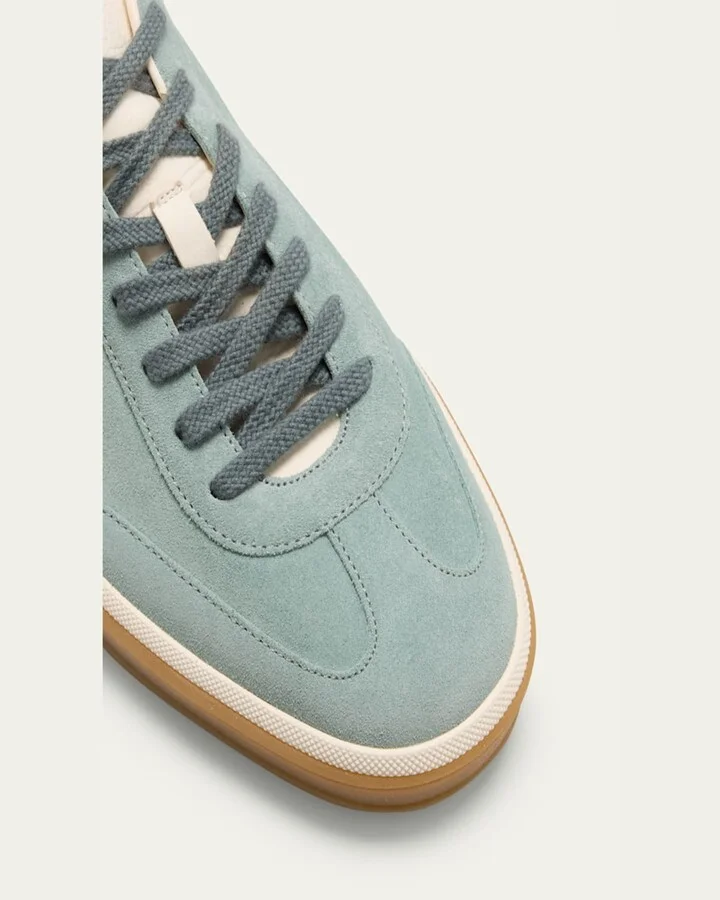 Men's Tennis Walk Suede Low-Top Sneakers - Image 6