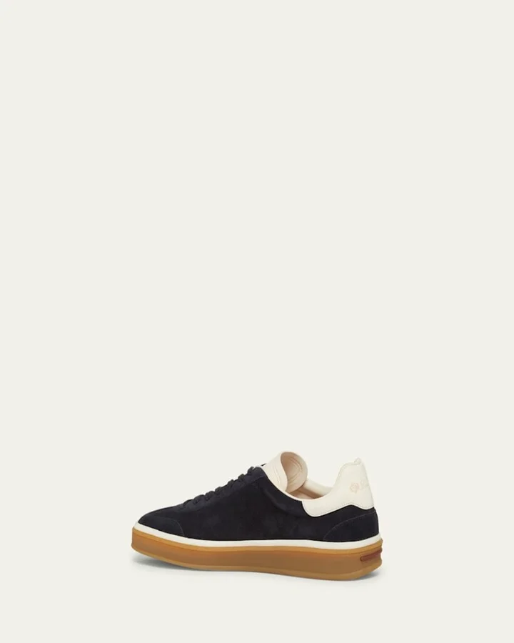 Men's Tennis Walk Suede Low-Top Sneakers - Image 10