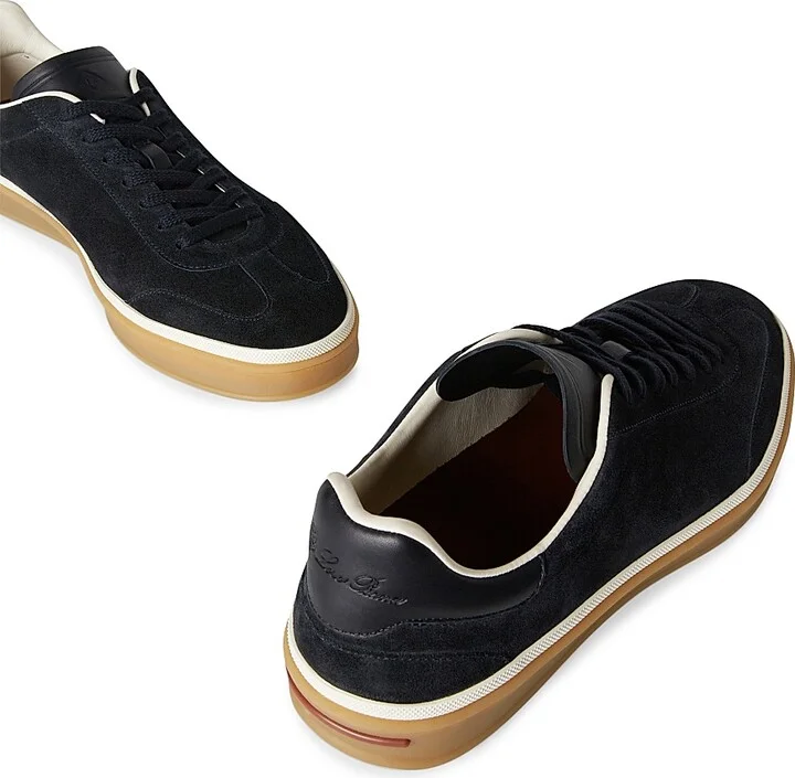 Men's Tennis Walk Suede Sneakers - Blue Navy - Size 7 - Image 6