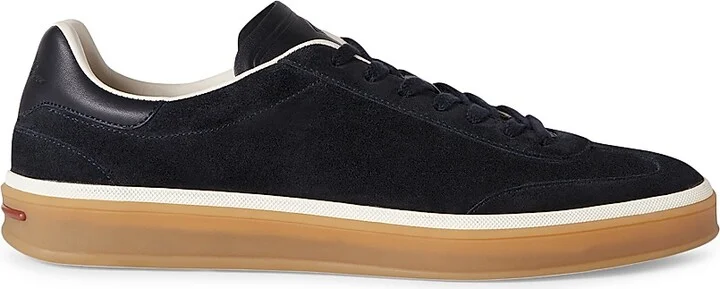 Men's Tennis Walk Suede Sneakers - Blue Navy - Size 7