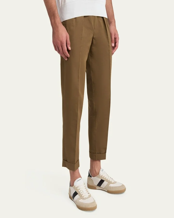 Men's Terence Suede and Leather Low-Top Sneakers - Image 3