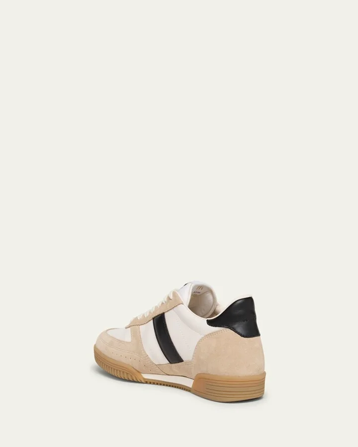 Men's Terence Suede and Leather Low-Top Sneakers - Image 6