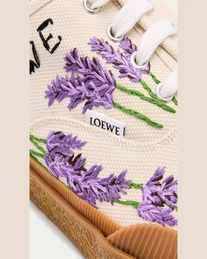 Men's Terra Embroidered Canvas Low-Top Sneakers - Image 5